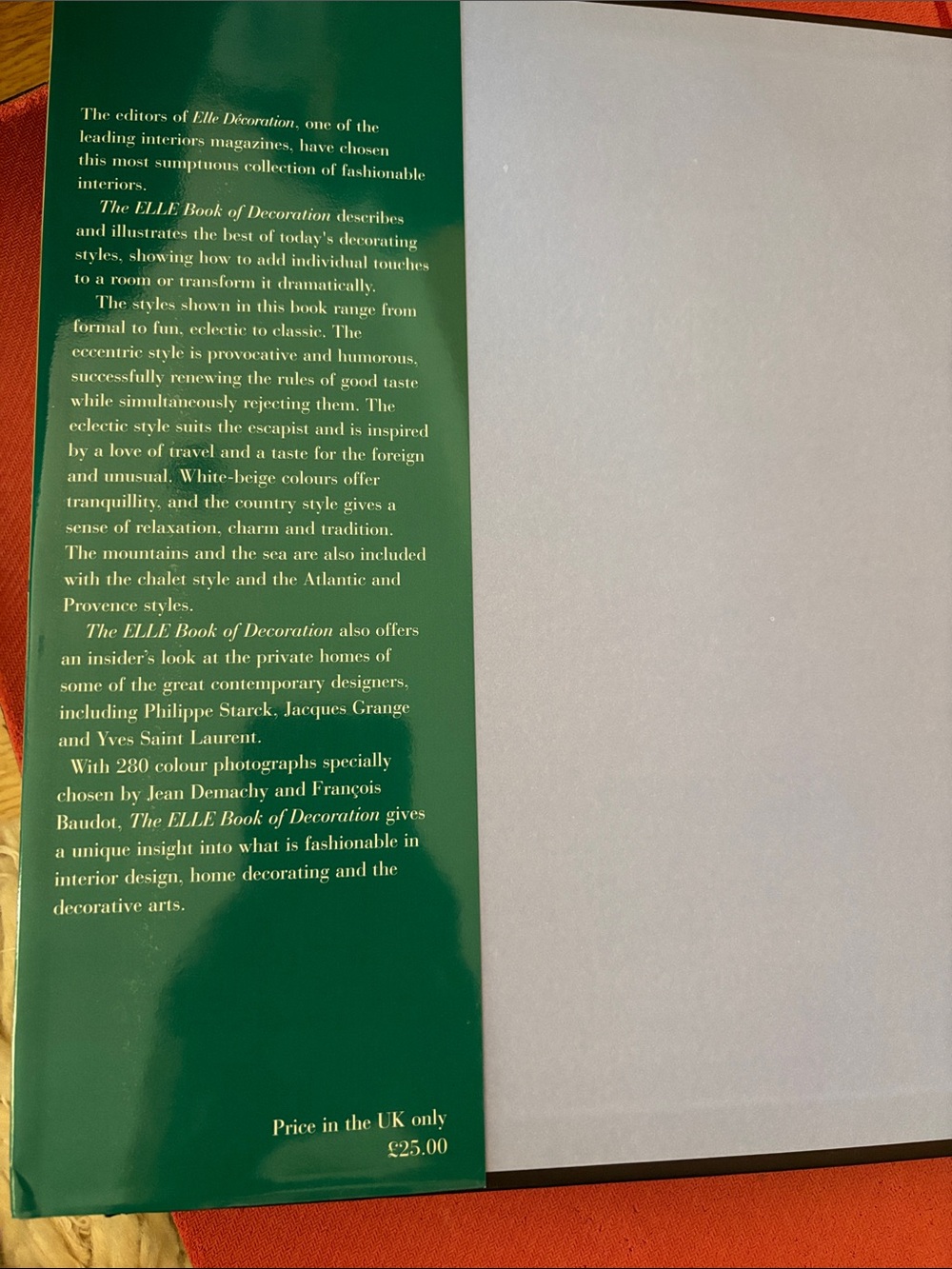 Elle Book of Decoration - hardback like new dustcover - Picture 3 of 13